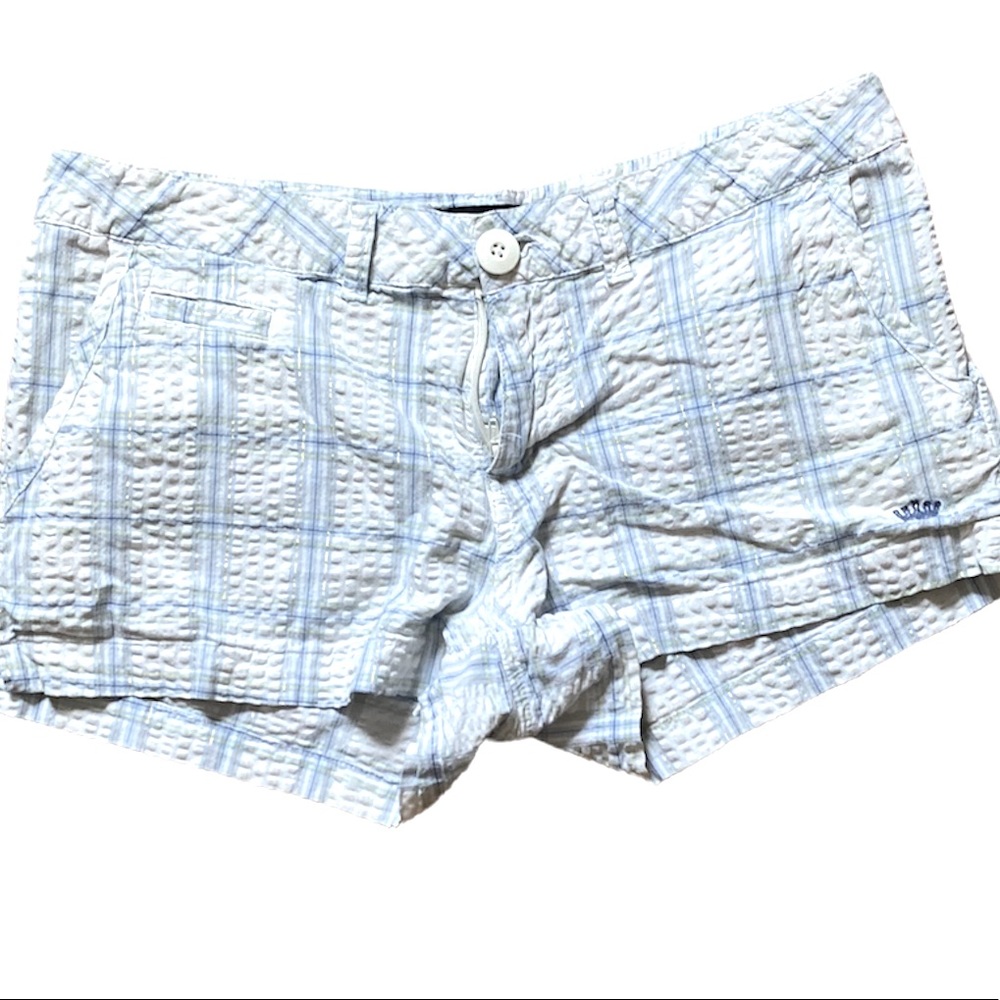 OTB Plaid White Shorts